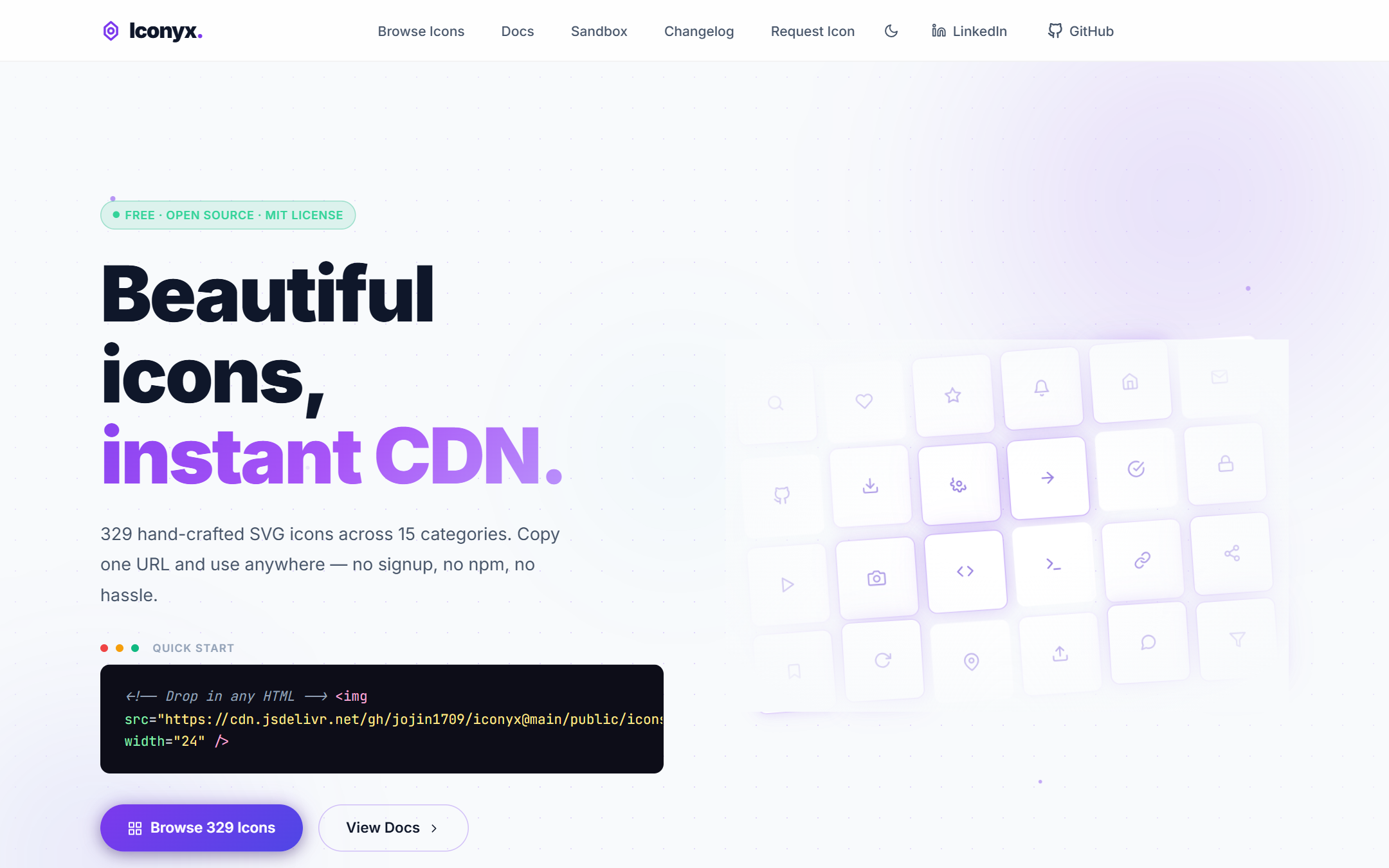Iconyx CDN real-time live preview
