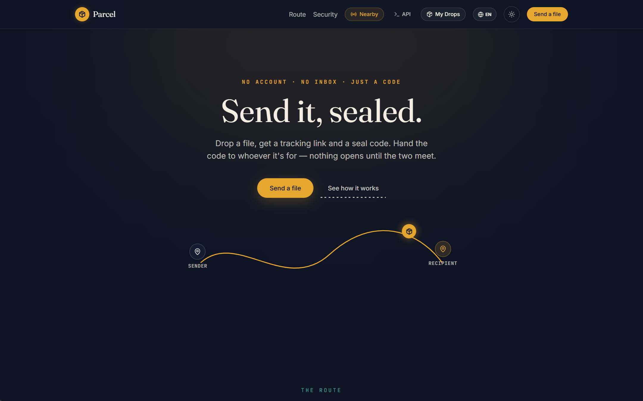 Parcel Sealed real-time live preview